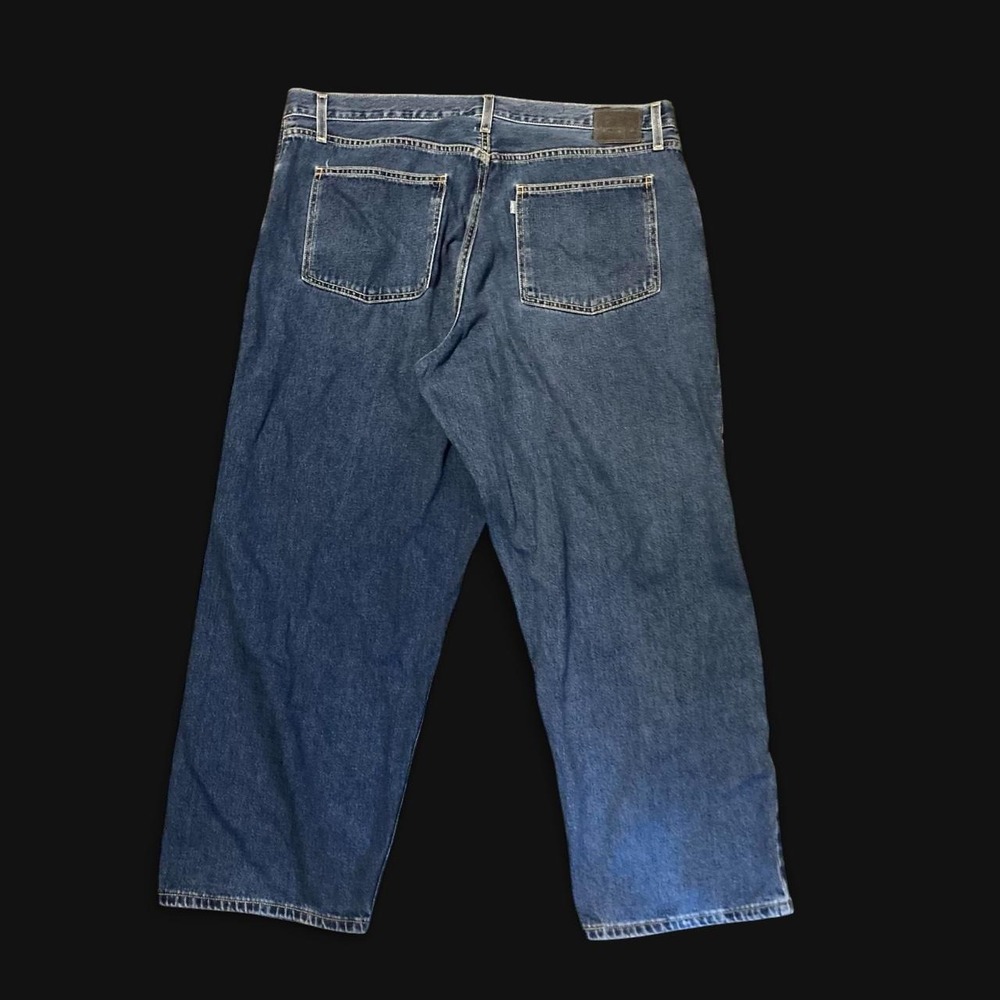 Levi's Silvertab baggy fit wide leg blue jeans vintage Mexico 03' Men's 42/30